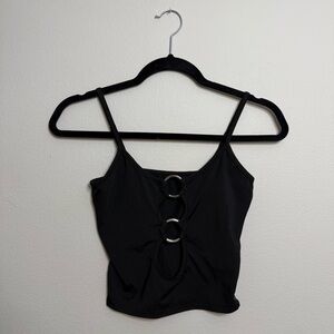 Black Tank with Rings